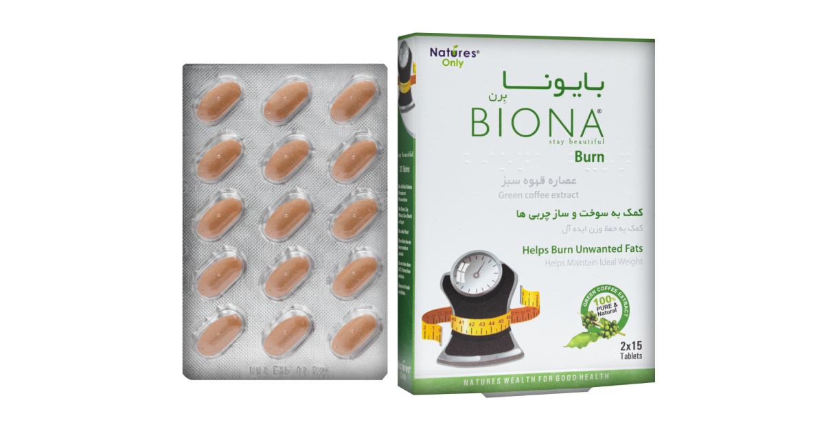 خرید قرص بایونا برن نیچرز اونلی