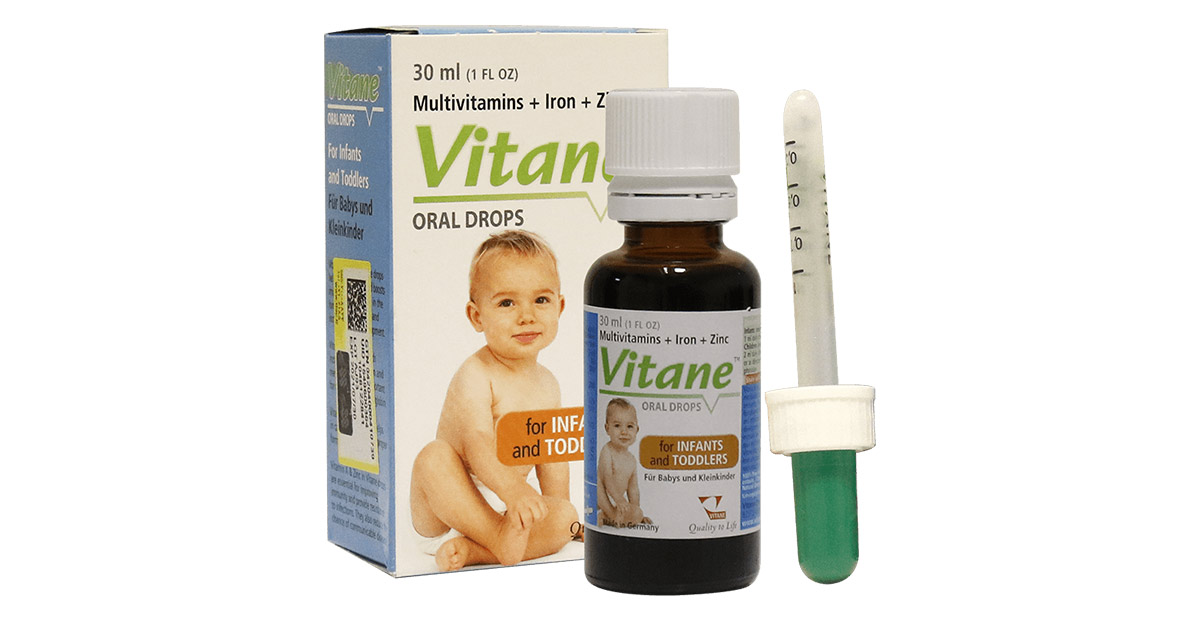 قطره مولتی ویتامین ویتان برای تقویت نوزادان و کودکان