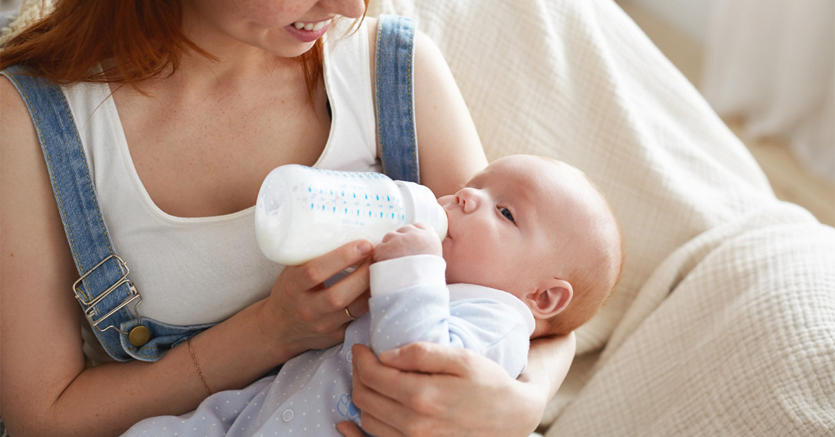 شیر خشک دادن به نوزاد