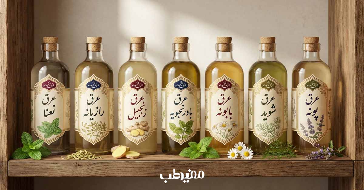 عرقهای گیاهی بادشکن قوی