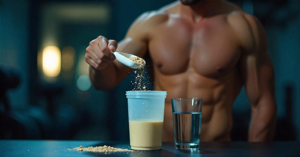نحوه مصرف پروتئین وی با آب