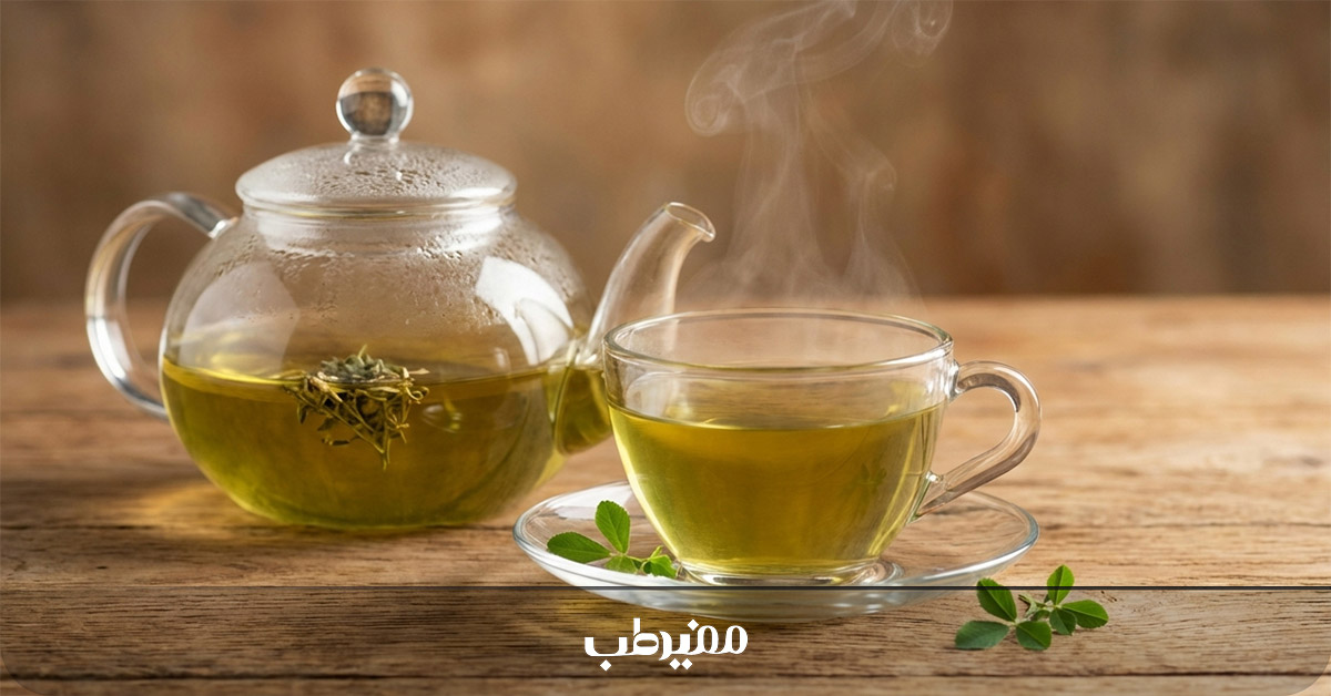 دمنوش یونجه برای بوی بد باد معده