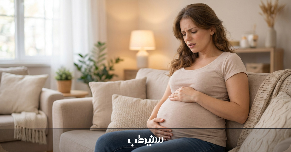 نفخ شکم در دوران بارداری