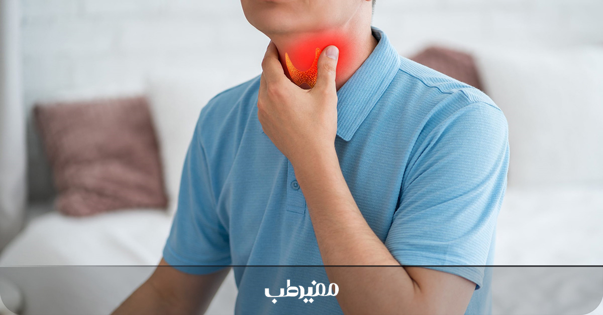 خلط خونی پشت حلق