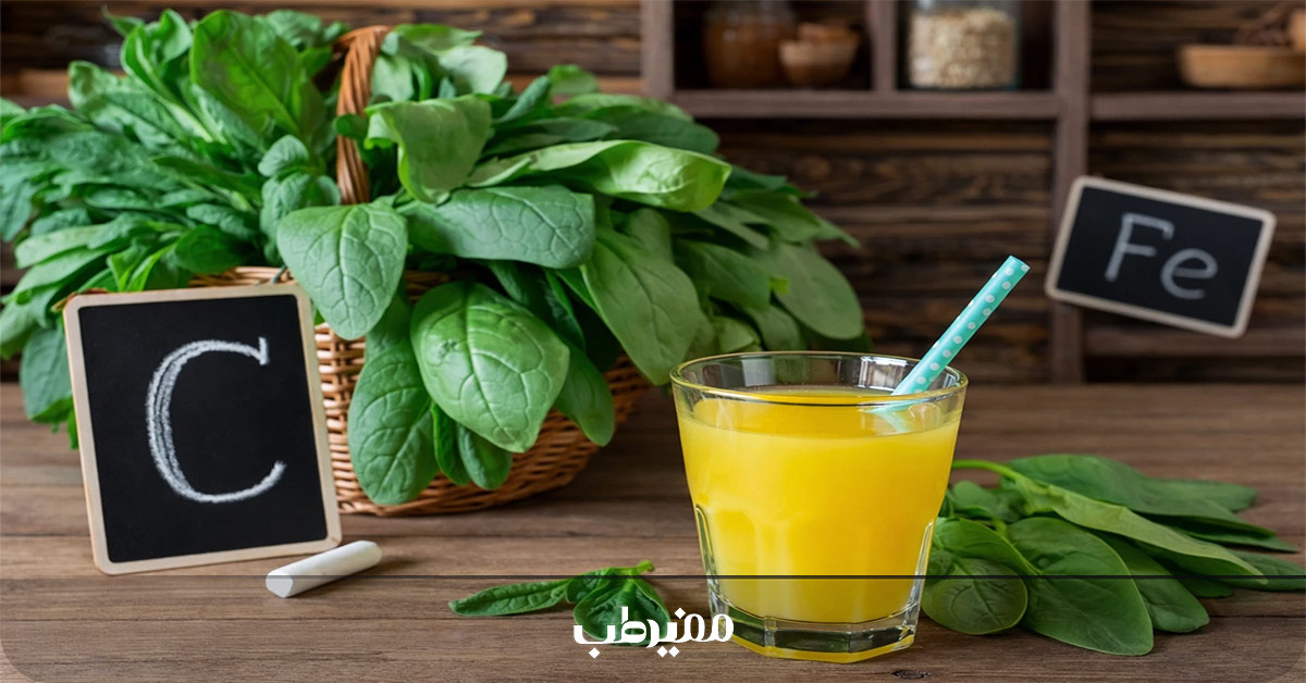 تأثیر ویتامین C بر جذب بهتر مکمل آهن