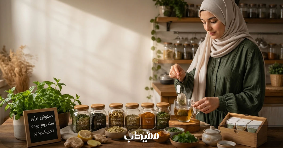 ۱۷ دمنوش گیاهی مفید و مضر برای سندروم روده تحریک پذیر