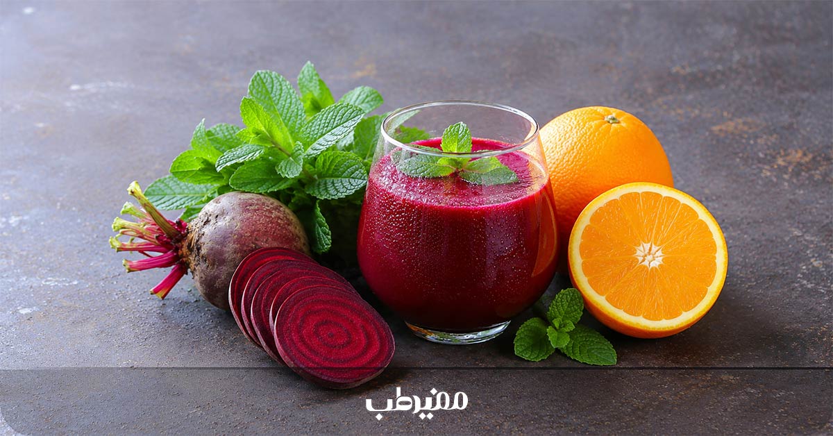 نوشیدنی چغندر و پرتقال برای یبوست
