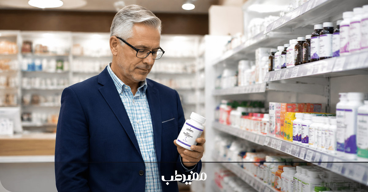 کپسول مولتی ویتامین سندروس مخصوص آقایان بالای ۵۰ سال