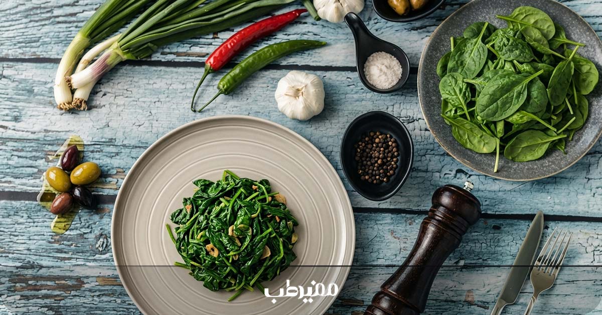 اسفناج و روغن زیتون برای بهبود یبوست