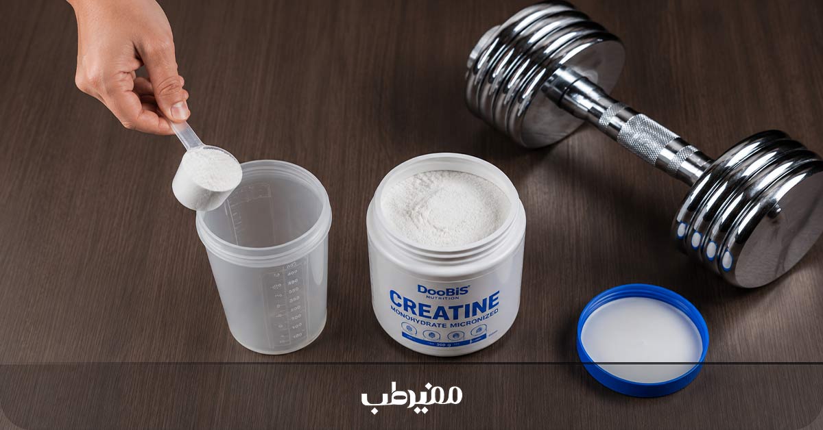 اشباع شدن محلول و تهنشین شدن کراتین مونوهیدرات