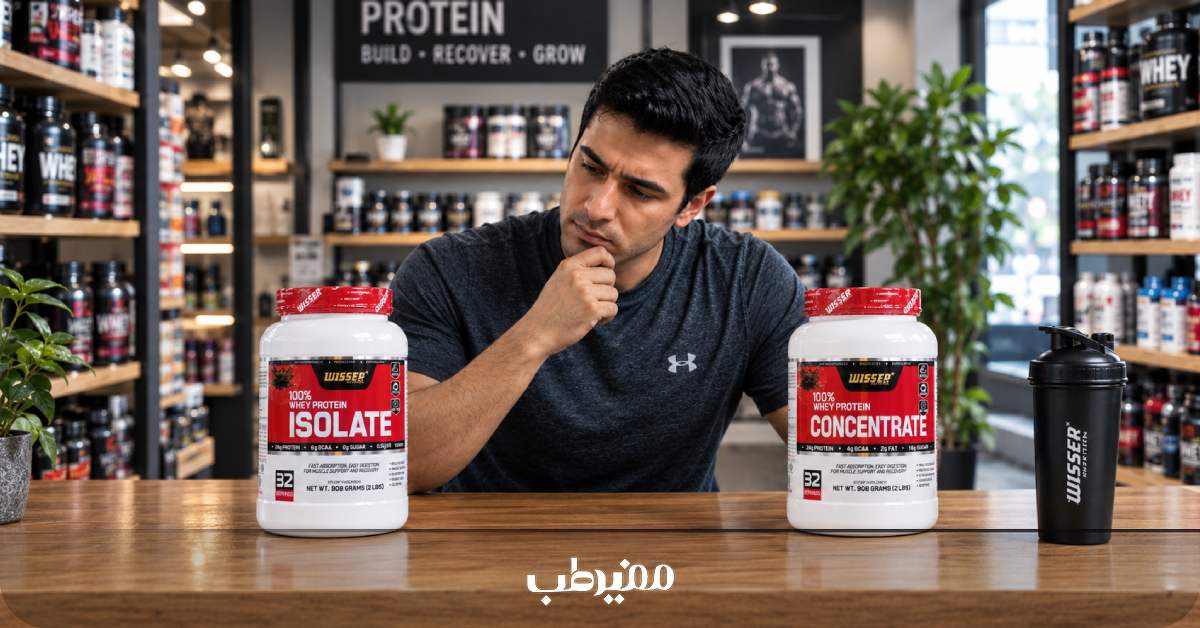 تفاوت پروتئین وی کنسانتره با ایزوله