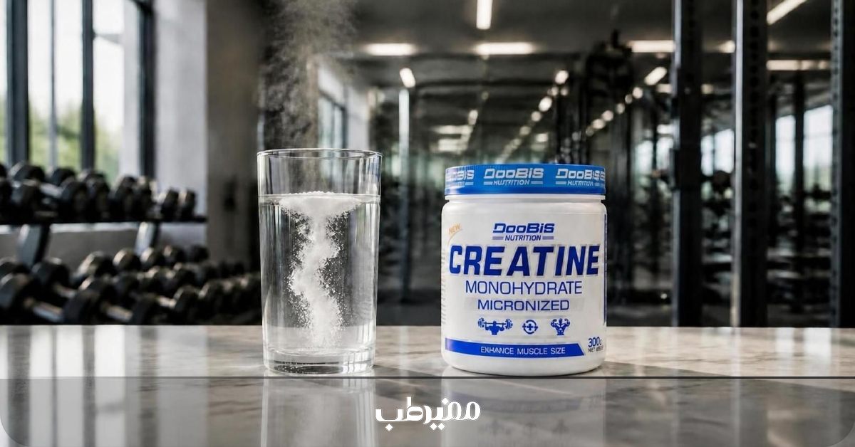 مقایسه حل شدن پودر کراتین در آب سرد و آب گرم