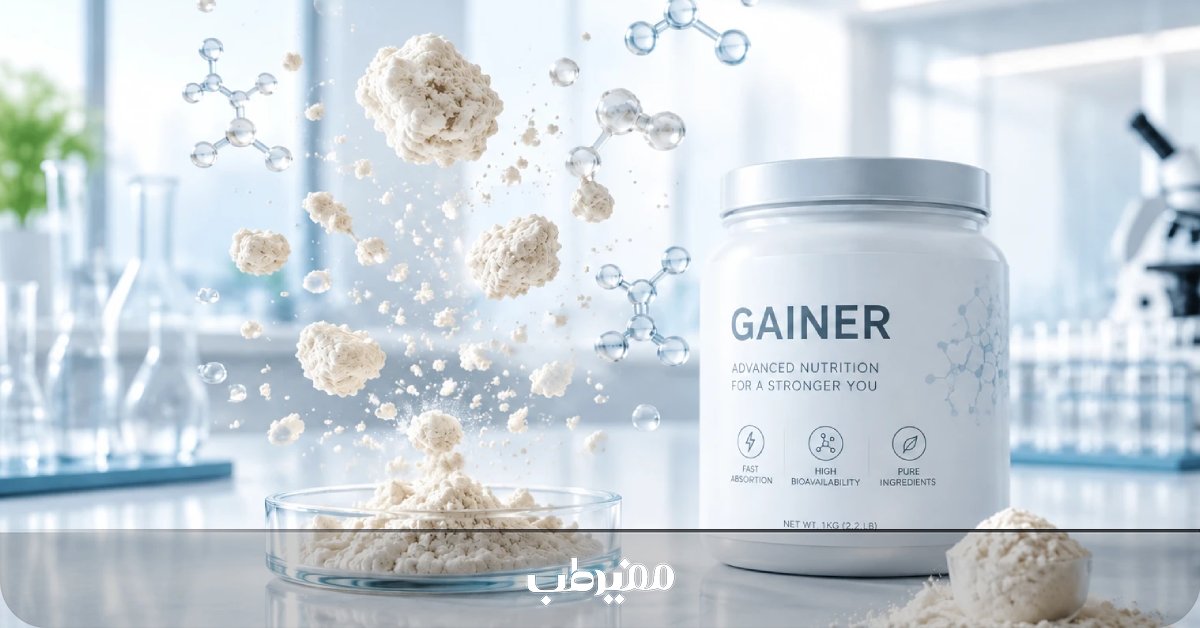 بررسی ترکیبات اصلی پودر گینر شامل پروتئین و کربوهیدرات